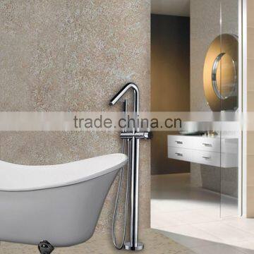 Single Handle Chrome Plated Freestanding Bathtub Taps