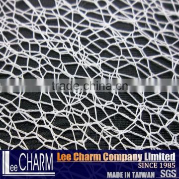 100% Polyester Warp Knitted Mesh Fabric for Decoration