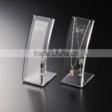 Acrylic Clear Novel Necklace Display Stand