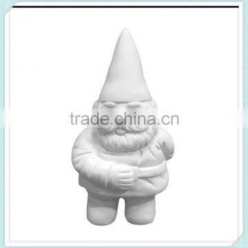 custom ceramic bisque gnome figurine