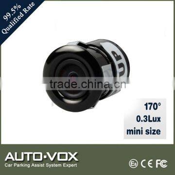 Waterproof reverse car camera with170 wide angle