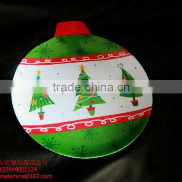 Christmas dinner plates with handle