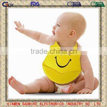 BPA Free reusable Waterproof Silicone Baby Bib