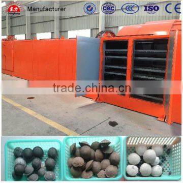 Hot air drying charcoal balls box-type belt dryer machine