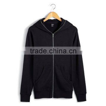 Custom Zip Hoodie 100% Cotton Plain Hoodie Custom Made Factory photo-4