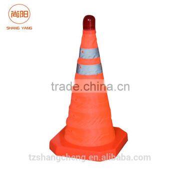 Excellent hot selling 300mm traffic cone ,PP elastic fold traffic cone