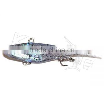 New Fishing Lure Sinking Plastic Soft Vibe Hook Lures , Lead Jig Bait,metal Jigging Lure photo-6