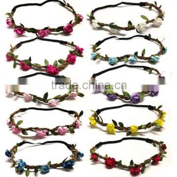 Wholesale top fashion flower headband cheap headband flower H4027