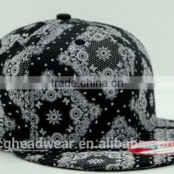 Custom snapback hats wholesale/snapback cap/bandana snapback hat