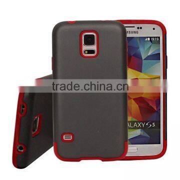 Stocked Armor Back Case Shockproof TPU+PC Material Cell Phone Cases Mobile Phone Cover for Samsung S5 E5 E7 G530 G355 G3502