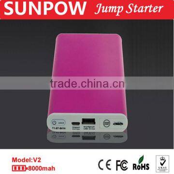 portable power bank 12v mini booster jump starter for a car