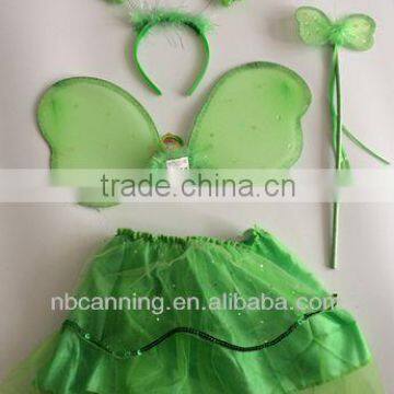 beautiful butterfly wings/green fairy wings headband set/ angle wings for sale