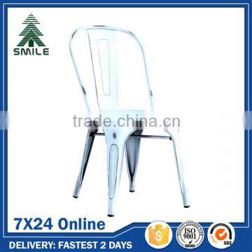 Cheap Metal Chairs Stackable Bar Bistro Steel Chairs For Sale photo-5