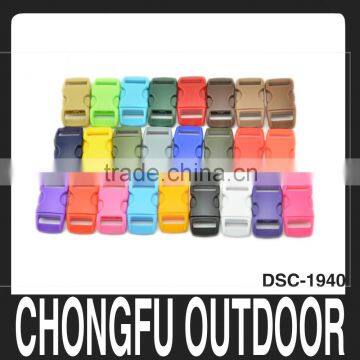 3/8" plastic curved buckle for brcelett or belt nanjing supplier