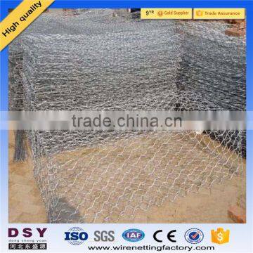 Trade assurance Gabion Basket & Gabion metal box Wire Cages Rock Retaining Wall for Dam Used