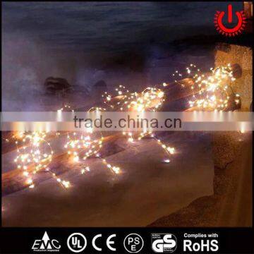 3V 200L warm white christmas decoration copper lights