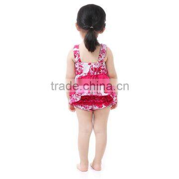 2016 Baby Girls Floral Swing Top&bloomer Set,wholesale Carters Baby Clothes photo-3