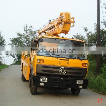 High quality dongfeng electrical boom truck 24m