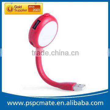 Innovative Gift Flexible 4 Port USB 2.0 HUB With LED Lamp photo-6