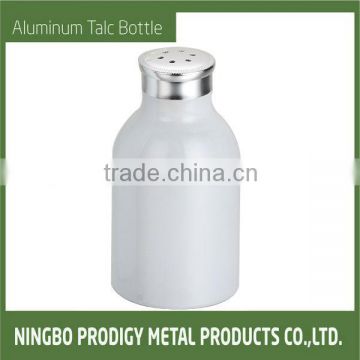 50G White Aluminum Talcum Powder Bottle