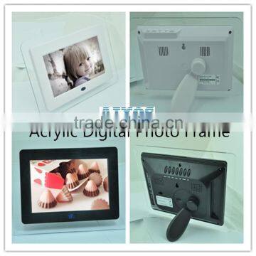 Acrylic Frame Material LCD Video Display 7inch Chinese Sex Digital Photo Frame photo-4