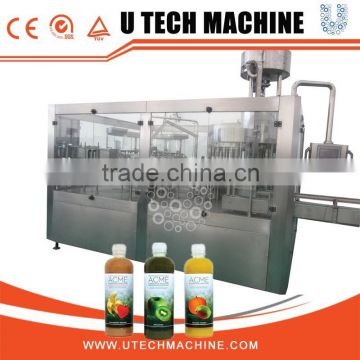 3-in-1 automatic 330ml PET bottle aseptic juice filling machine