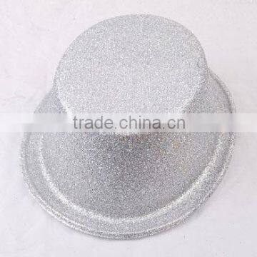 PVC Flat Top Hat With Glitter photo-2