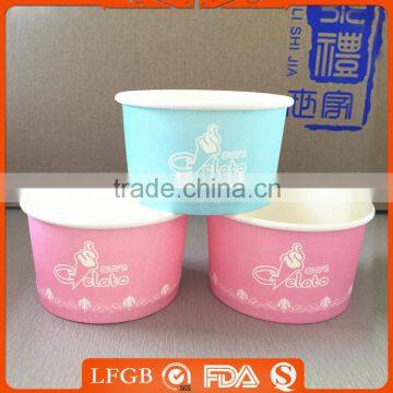 Eco-Friendly biodegradable disposable yogurt packaging cups, design ice cream cup