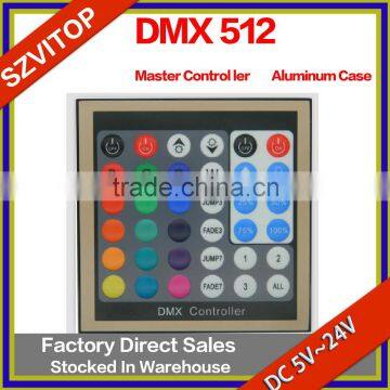 Aluminum Case DMX 512 Master Controller LED Light Strip Without SD Card DC5V,24V                        
                                                Quality Choice