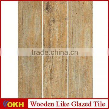 New Design! 150x600mm Wood Like Tile Flooring/ 3D Porcelain Glazed Tiles Wholesale