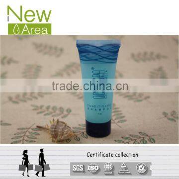 Newarea hotel bathroom amenities bottle 40ml with gold metal cap shampoo bath gel conditioner body lotion