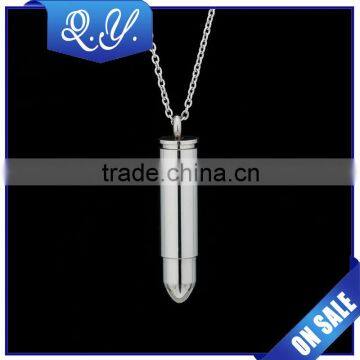 New stainless steel long chain necklace, simple pendant accessories jewelry