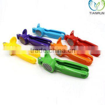 New Design Popular Colorful Stainless Steel Garlic Presser