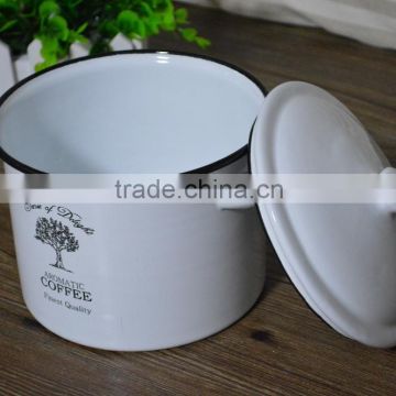 Enamel soup and stock pot,flower pot