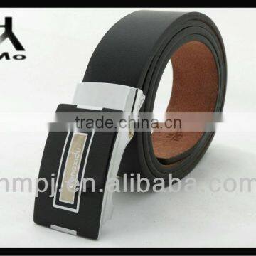 Individual logo printed mature men's luxury belts