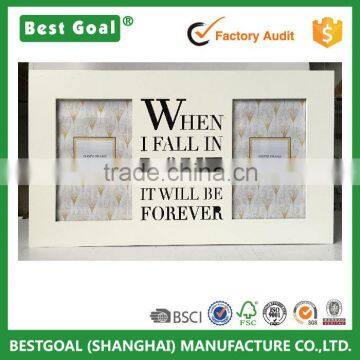 Double 4X6 Wall Mounted Photo Frame