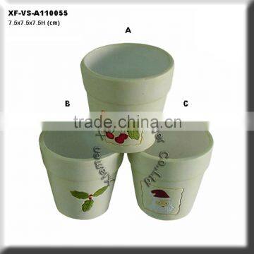 unpainted wholesale biscuit flower vase