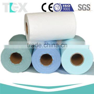 [TEXCLEAN] 55% Woodpulp 45% Polyester Nonwoven Jumbo Rolls photo-4