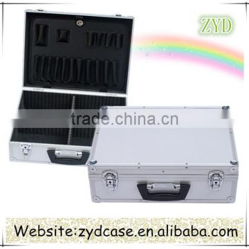 Silve Aluminium Brifecase Metal Flight Case with Tool Panel