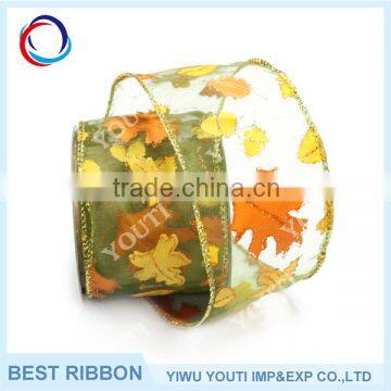 Most popular harvest holiday nylon ribbon for wholesale