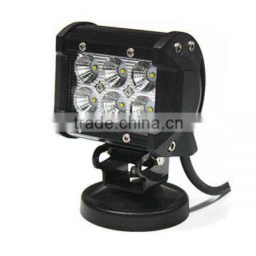 Hot sale mini work lights 12v, aluminum housing led bars IP67, 18w led light bar