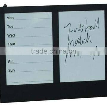 calender dry erase board wooden memo board