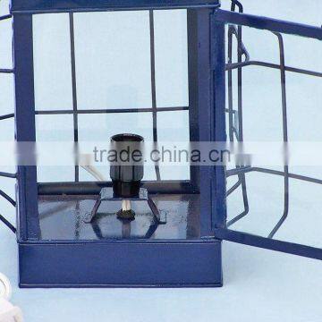 Iron Chief's Oil Lamp Blue Beach-style-outdoor-table- 1840