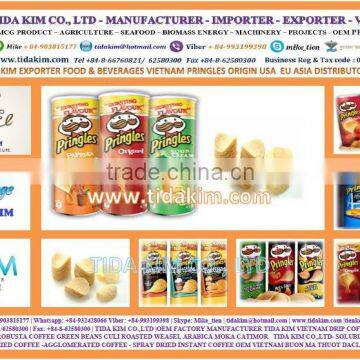 150GR 110GR PRINGLES POTATOES -DISTRIBUTOR - OREO CHOCOLATE- ORANGE STRAWBERRY TIDA KIM - COOKIES CREAM FOOD BUICUIT VIETNAM