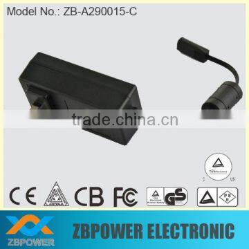 12V-35V Swtiching Power Supply, Wall Mount 48W Linear Actuator Power Supply