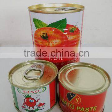 High quality 400g canned tomato paste,good taste,red colour,whoiesaler