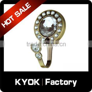 KYOK Top quality popular modern curtain tiebacks in the market,magnetic curtain tiebacks accessories,fancy curtain hooks                        
                                                                                Supplier's Choice