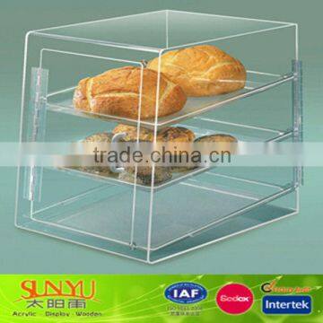 Acrylic Bakery Display Case with Rear Door