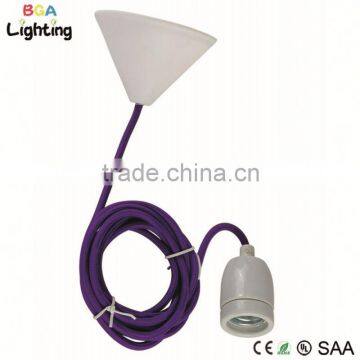 E27 Screw Porcelain Suspension Lamp With Ceramic Lamp Socket