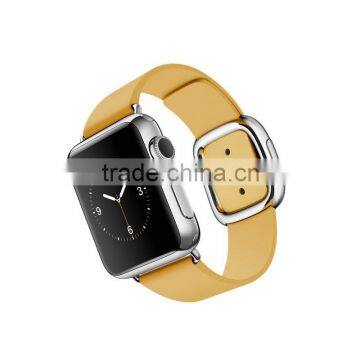 Modern Leather Wrist Bracelet Band Strap For Apple Watch 38mm/42mm photo-2